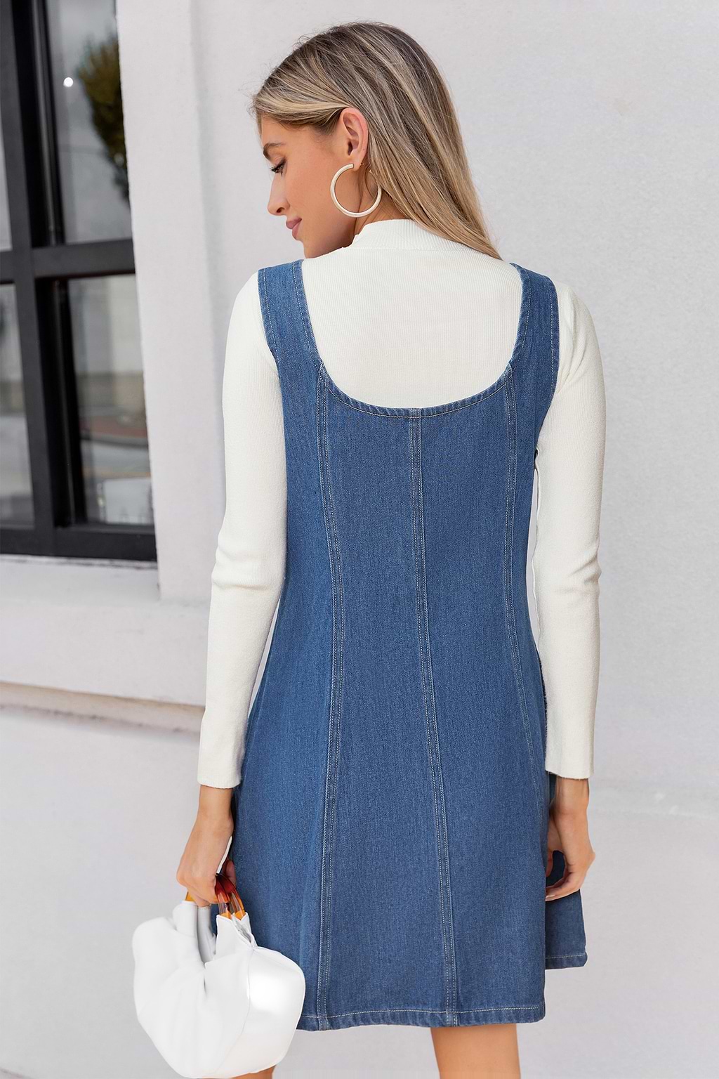 Applause Denim Mini Dress