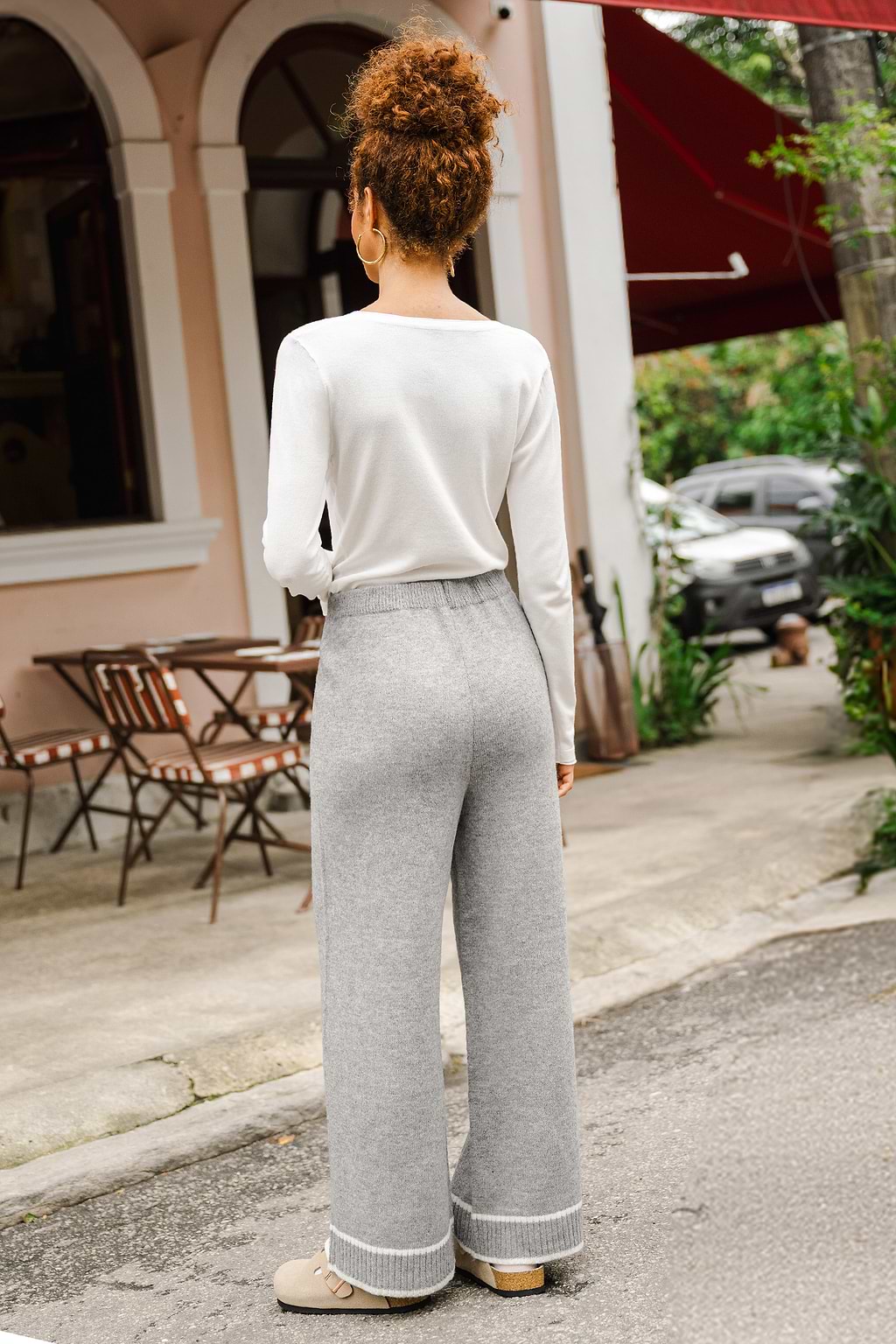 Feel at Home Grey Knit Trousers