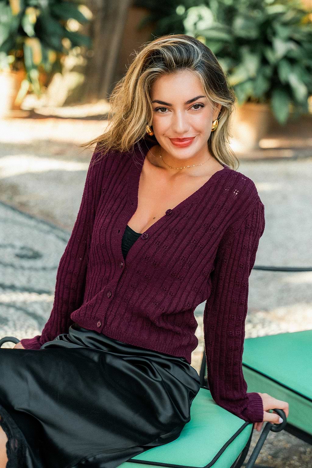 Labor of Love Purple Cardigan