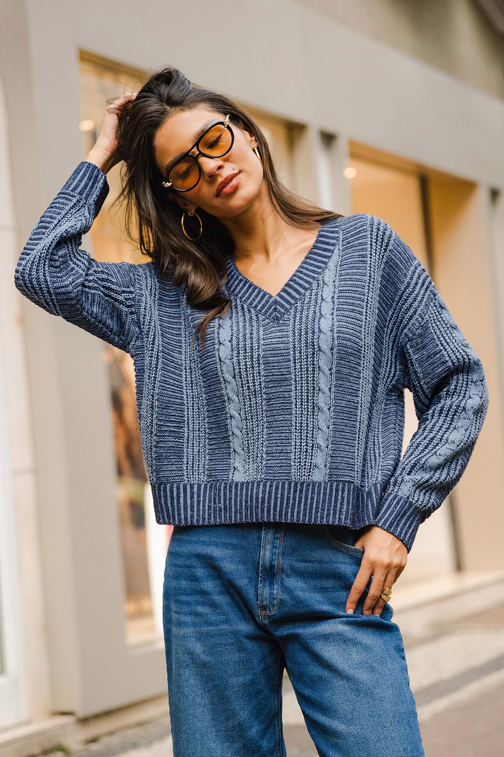 Natural Talent Blue Sweater