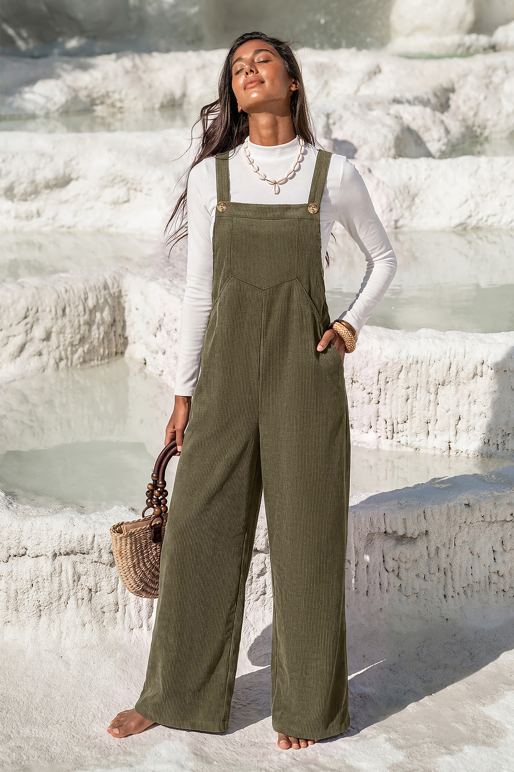 Weekend Wanderer Green Jumpsuit