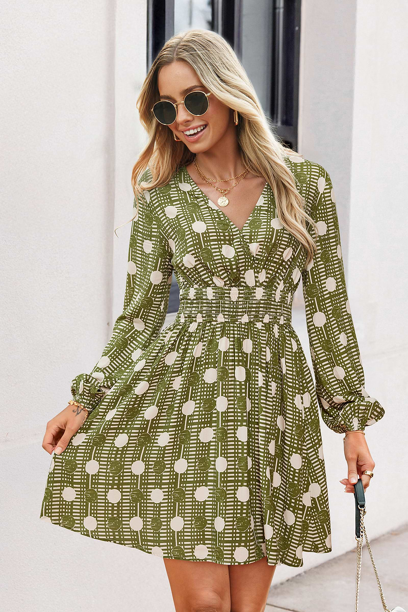 Mod About You Polka Dot Mini Dress