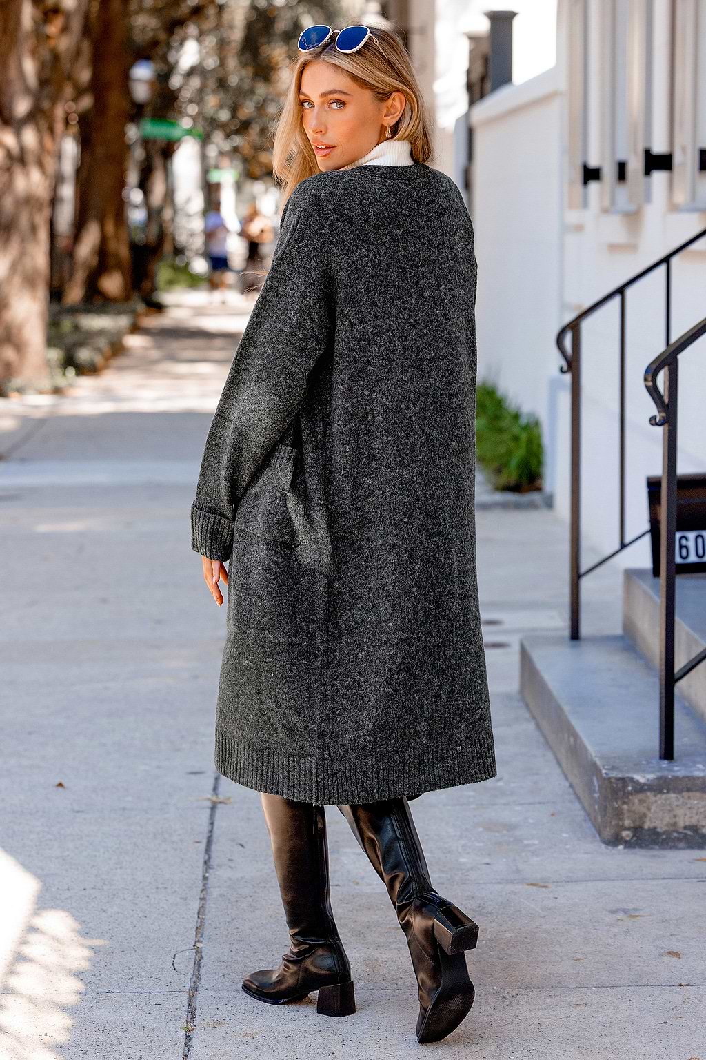 Unwind Grey Cardigan