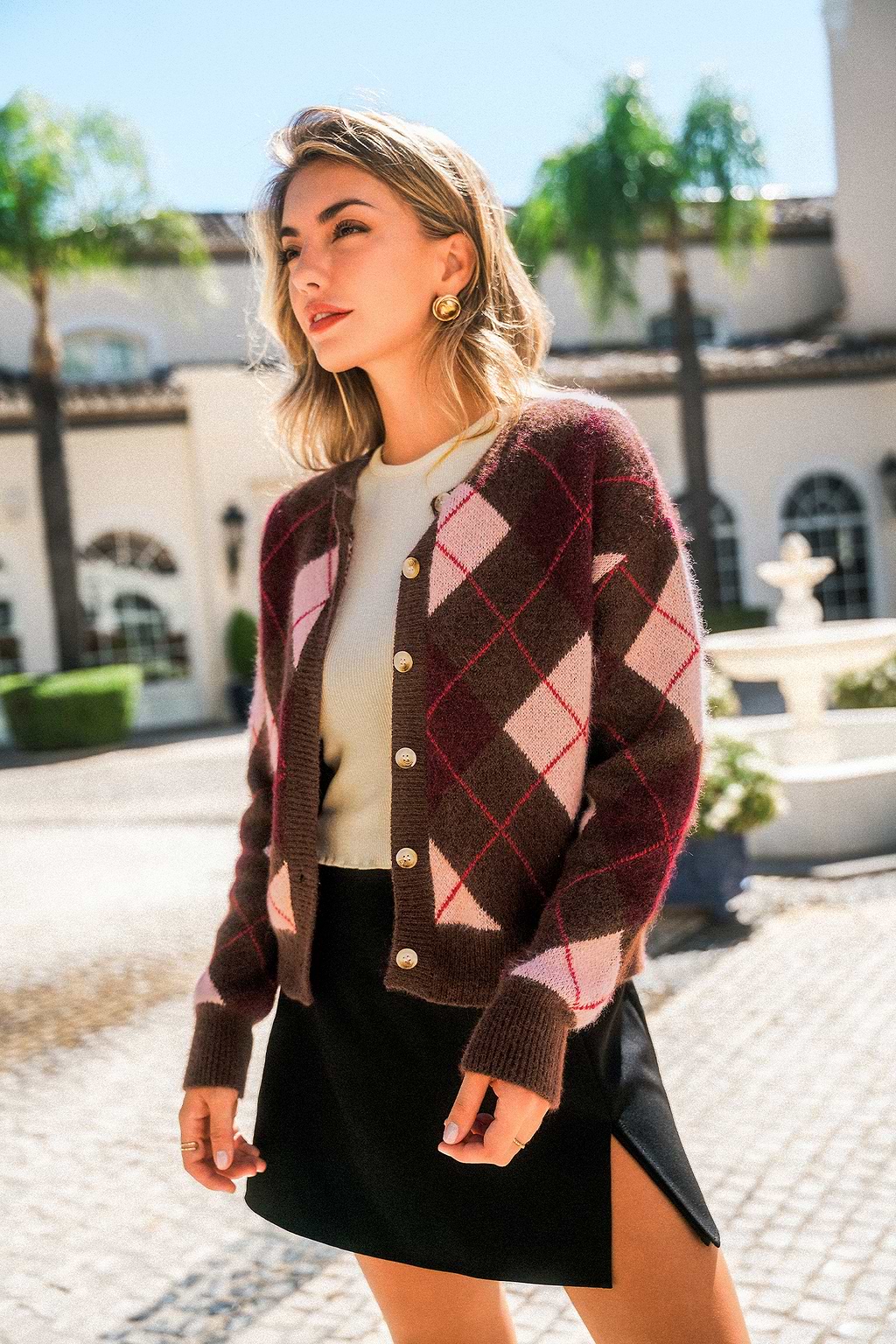 Przeczytaj pokój Argyle Cardigan