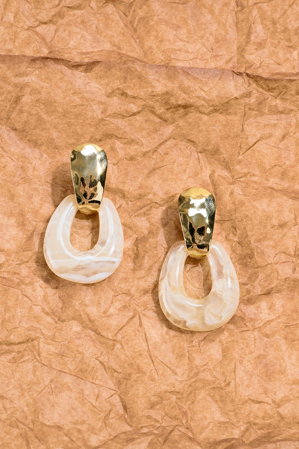 Just Add Drama Gold-Tone Earrings