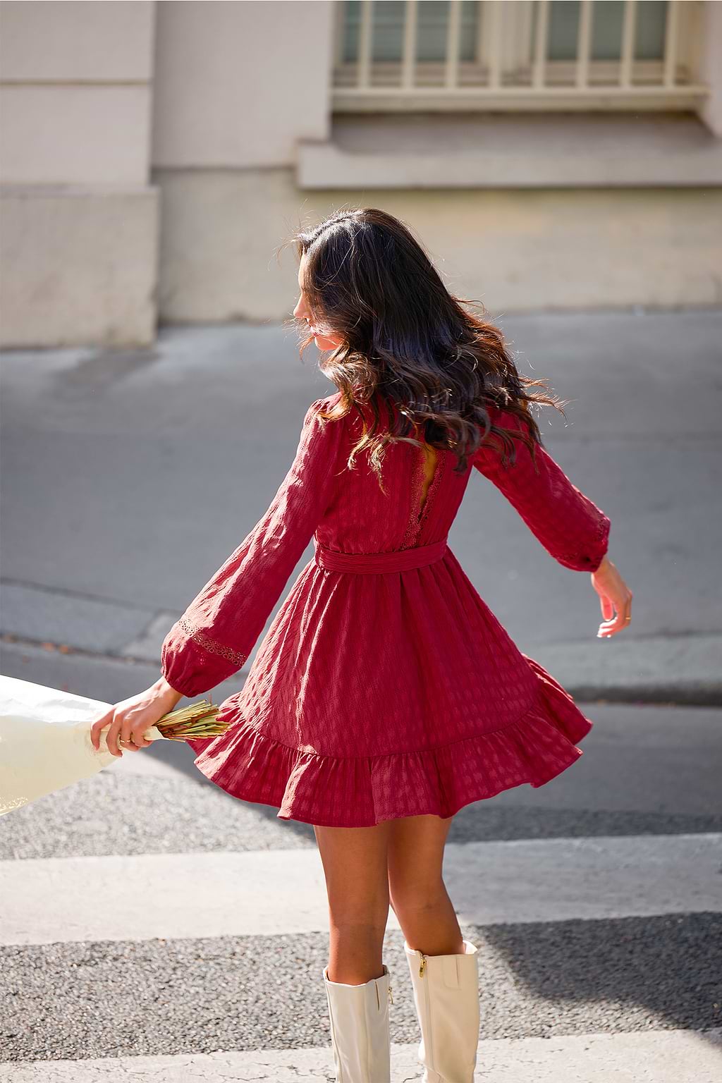 Minivestido rojo de última hora