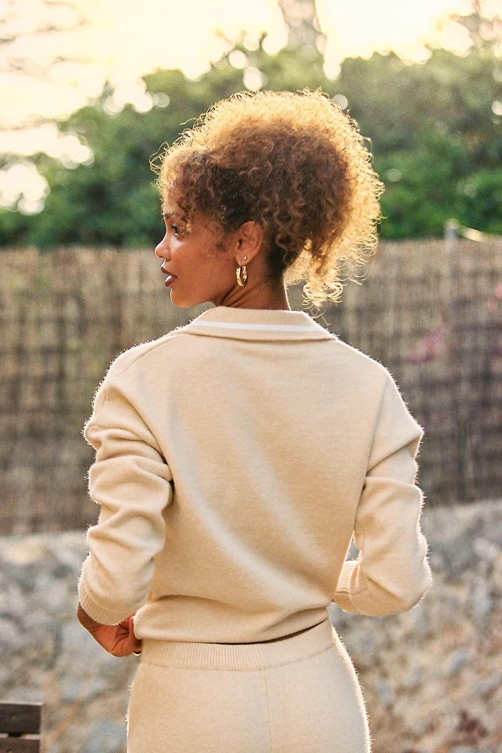 Toasted Almond Khaki Sweater