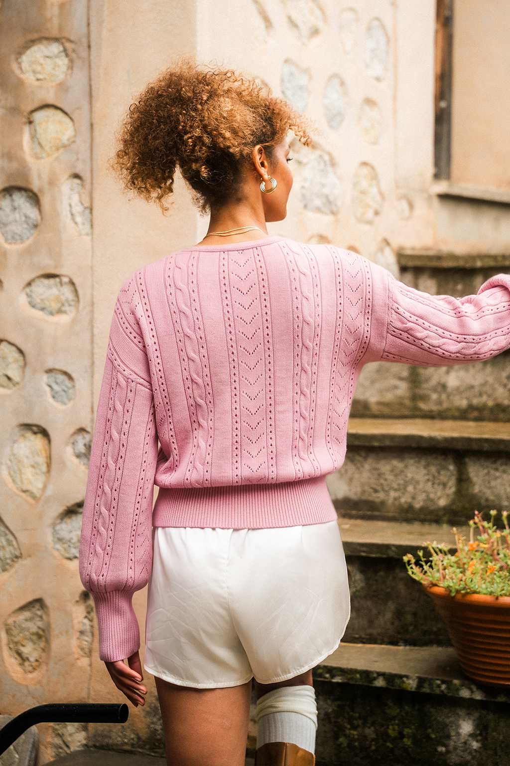 Rosy Glow Pink Sweater
