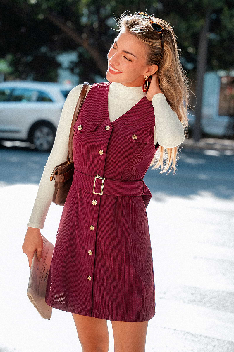 In the City Red Mini Dress