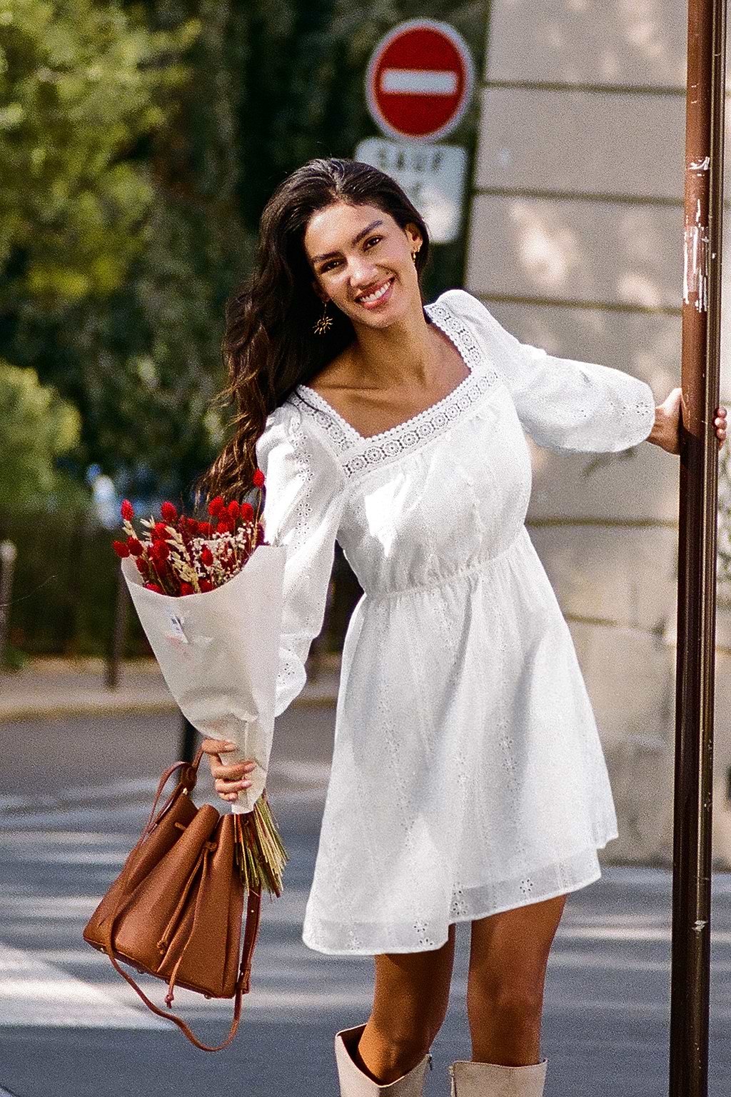 Any Day White Mini Dress