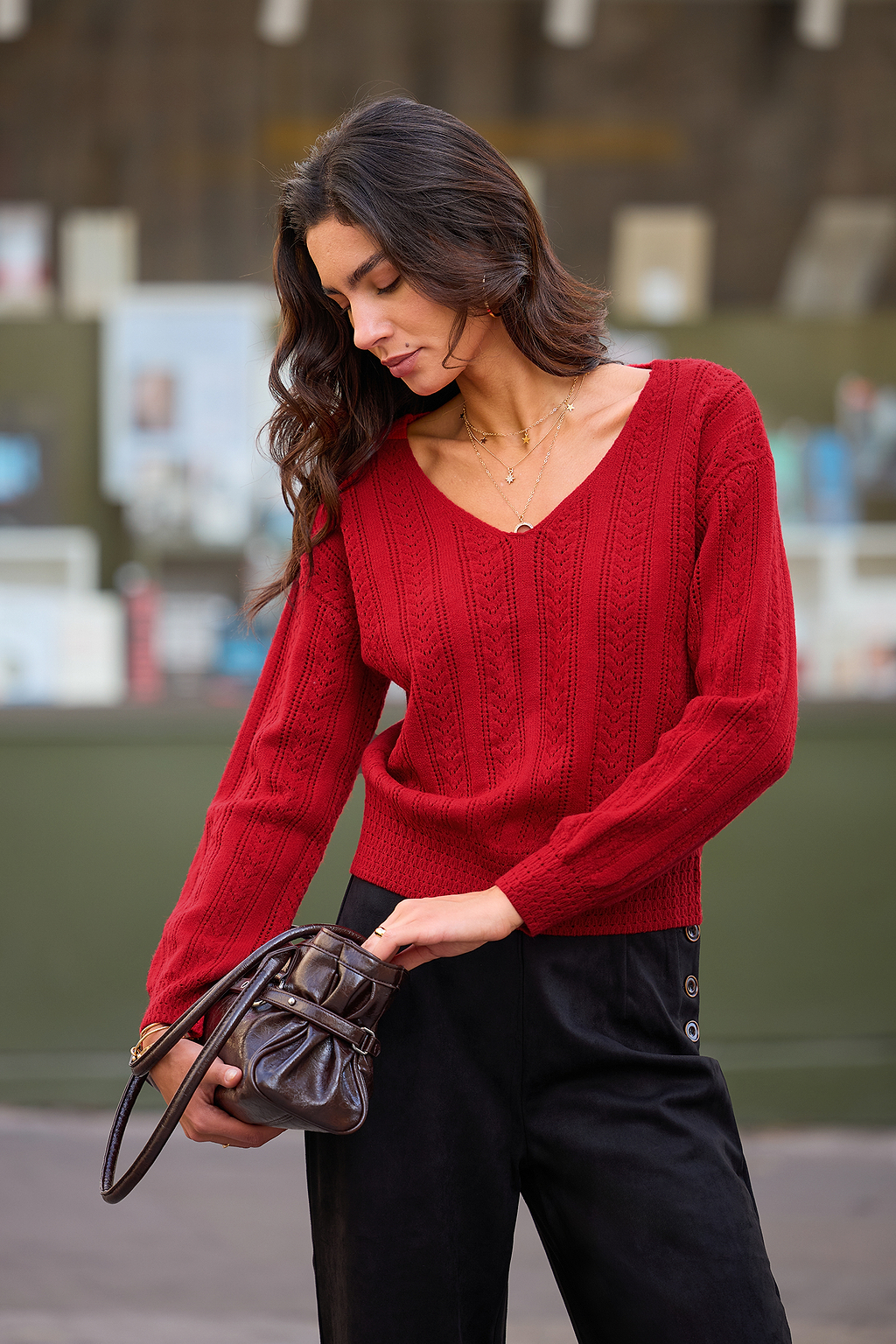 Apple Cider Red Jumper