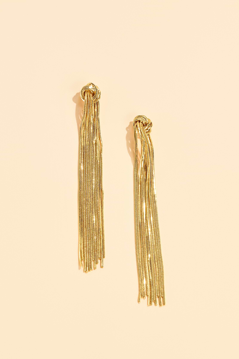 High Profile Gold-Tone Earrings