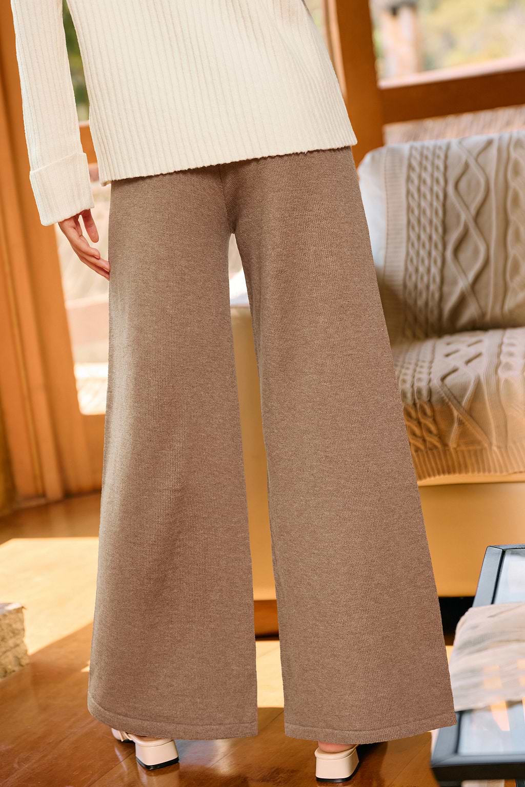 Slow & Steady Khaki Knit Pants