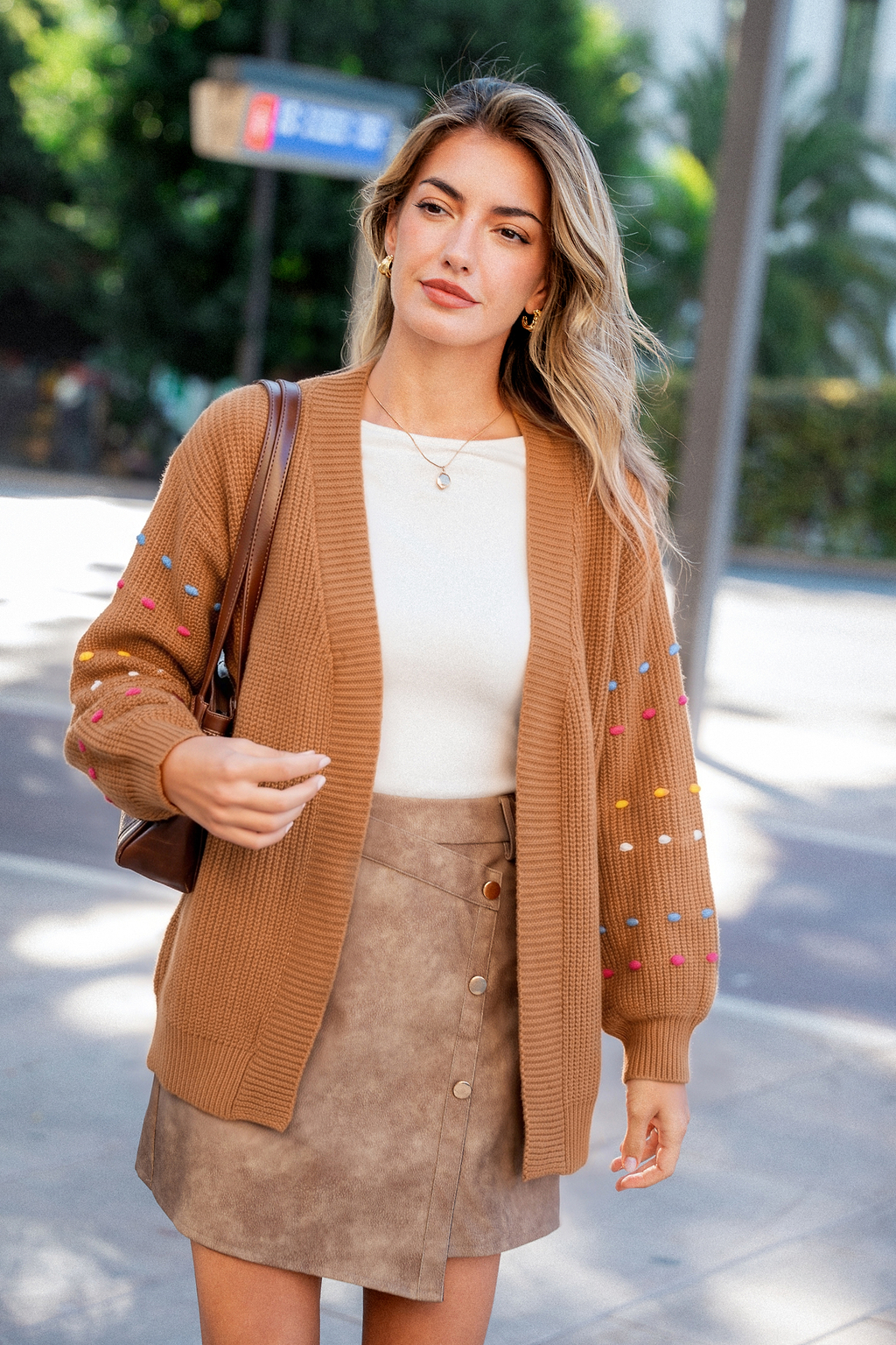 Unexpected Burnt Orange Cardigan