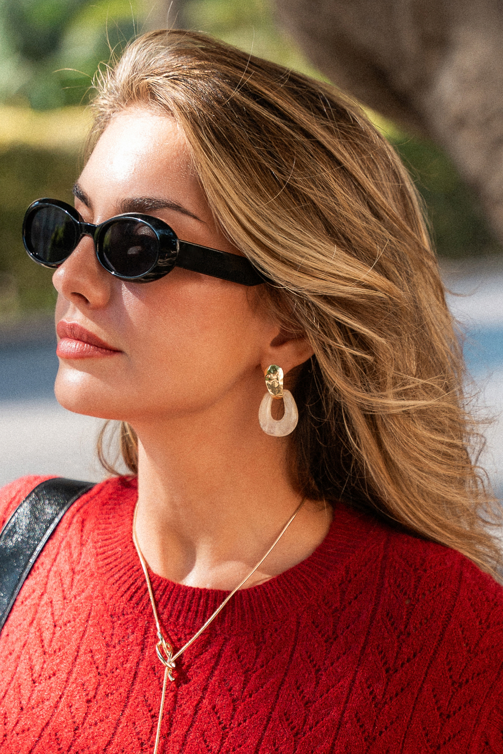 Just Add Drama Gold-Tone Earrings