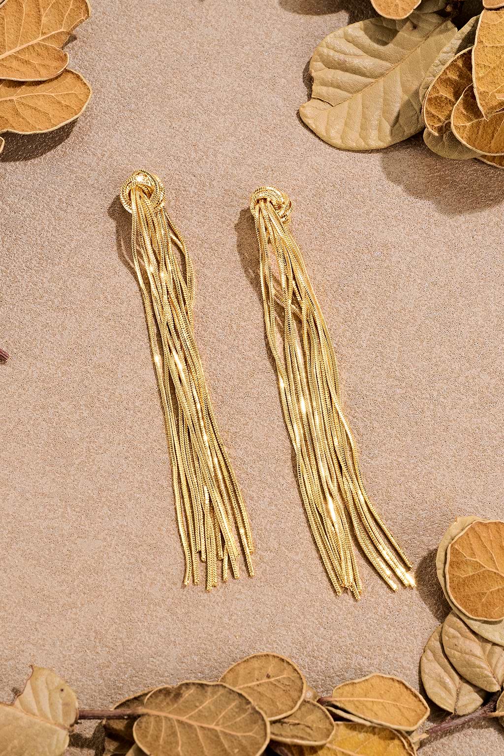 High Profile Gold-Tone Earrings