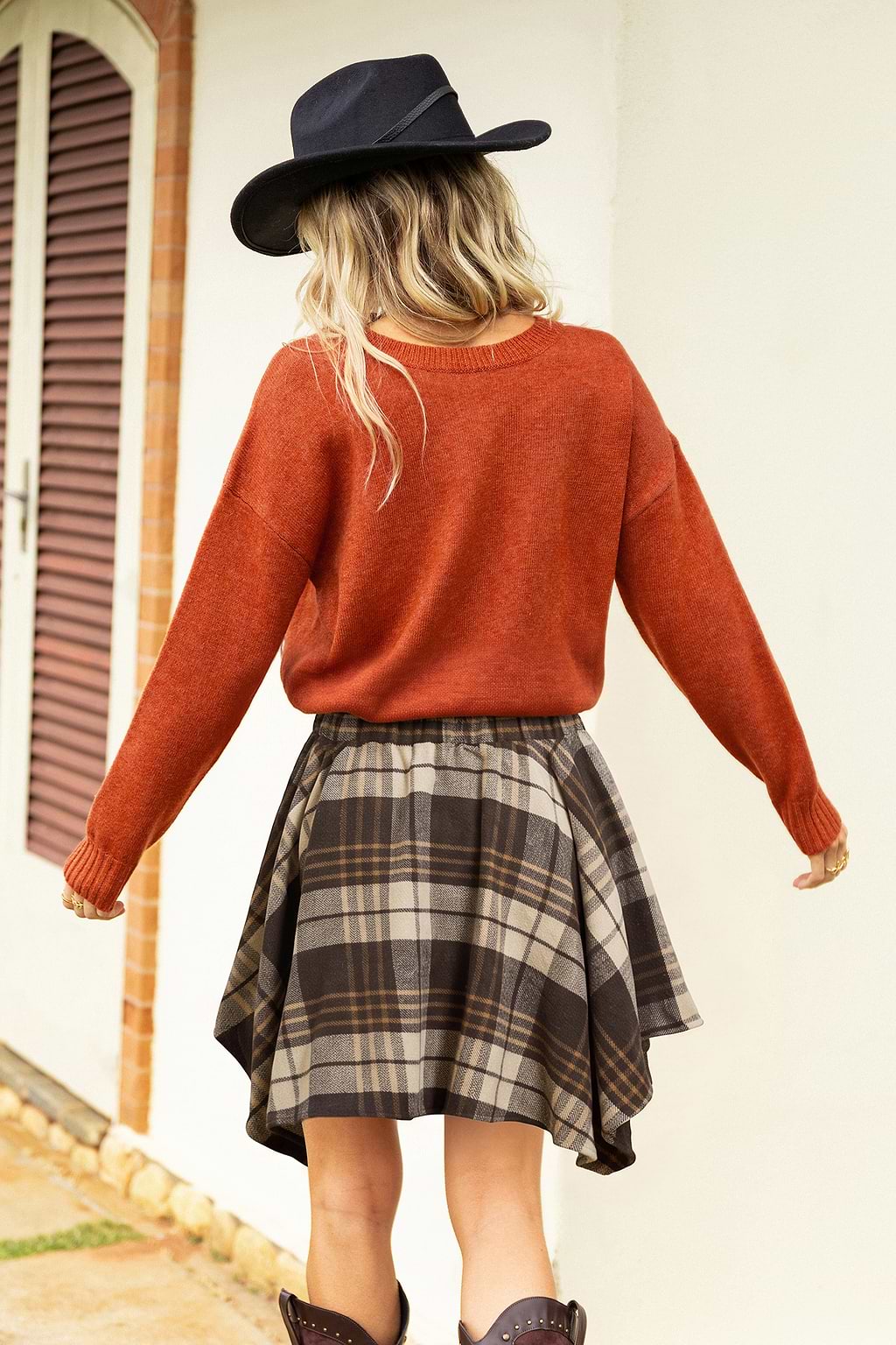Sunday Mood Orange Sweater