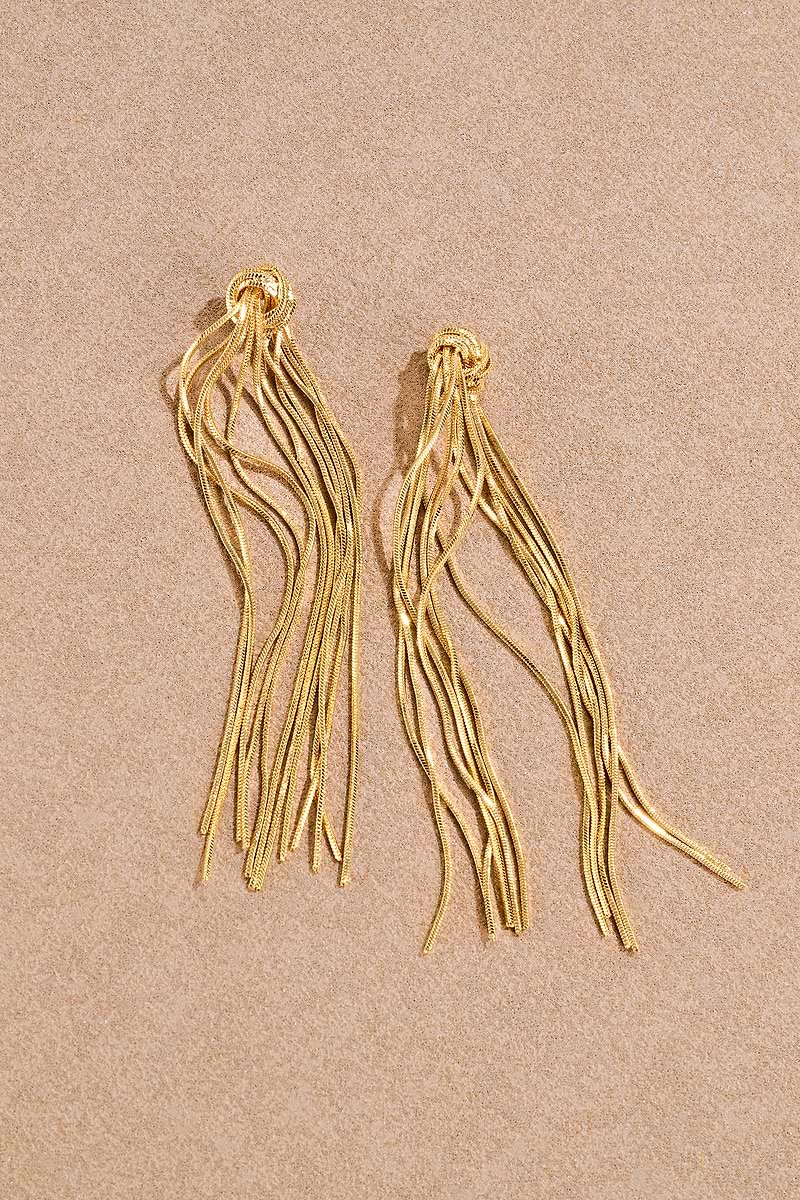 High Profile Gold-Tone Earrings