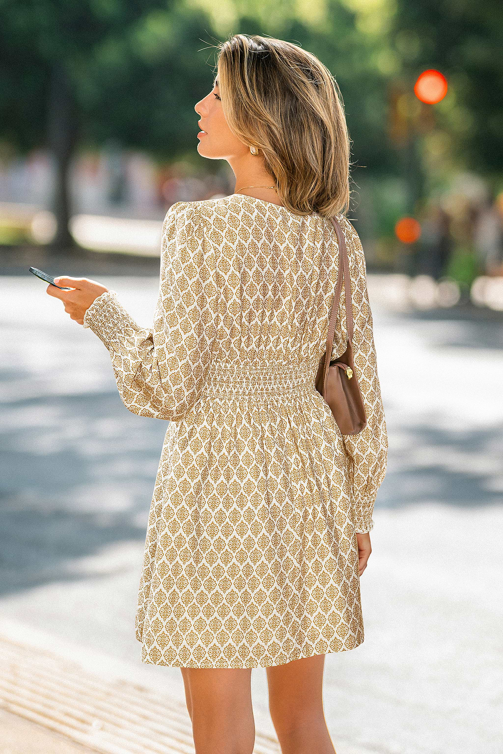 Go All Out Ornate Mini Dress
