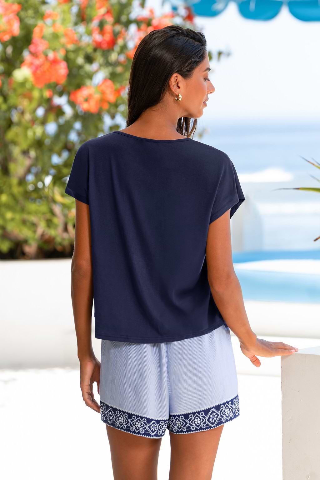 Rest Easy Blue Pajama Set