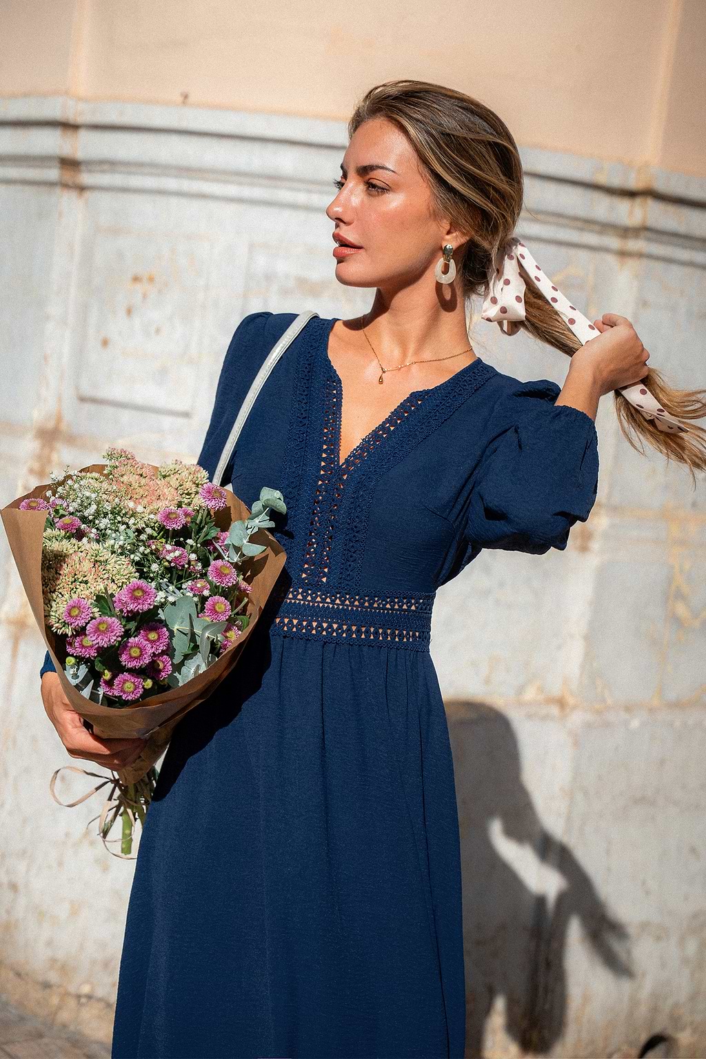 Live a Little Blue Midi Dress