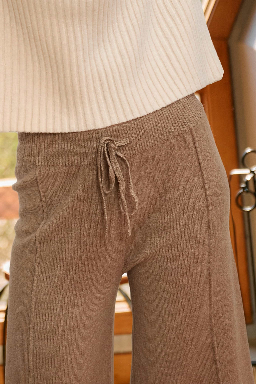 Slow & Steady Khaki Knit Pants