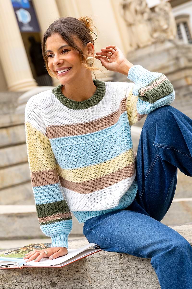 Maglione a righe Sugar Rush