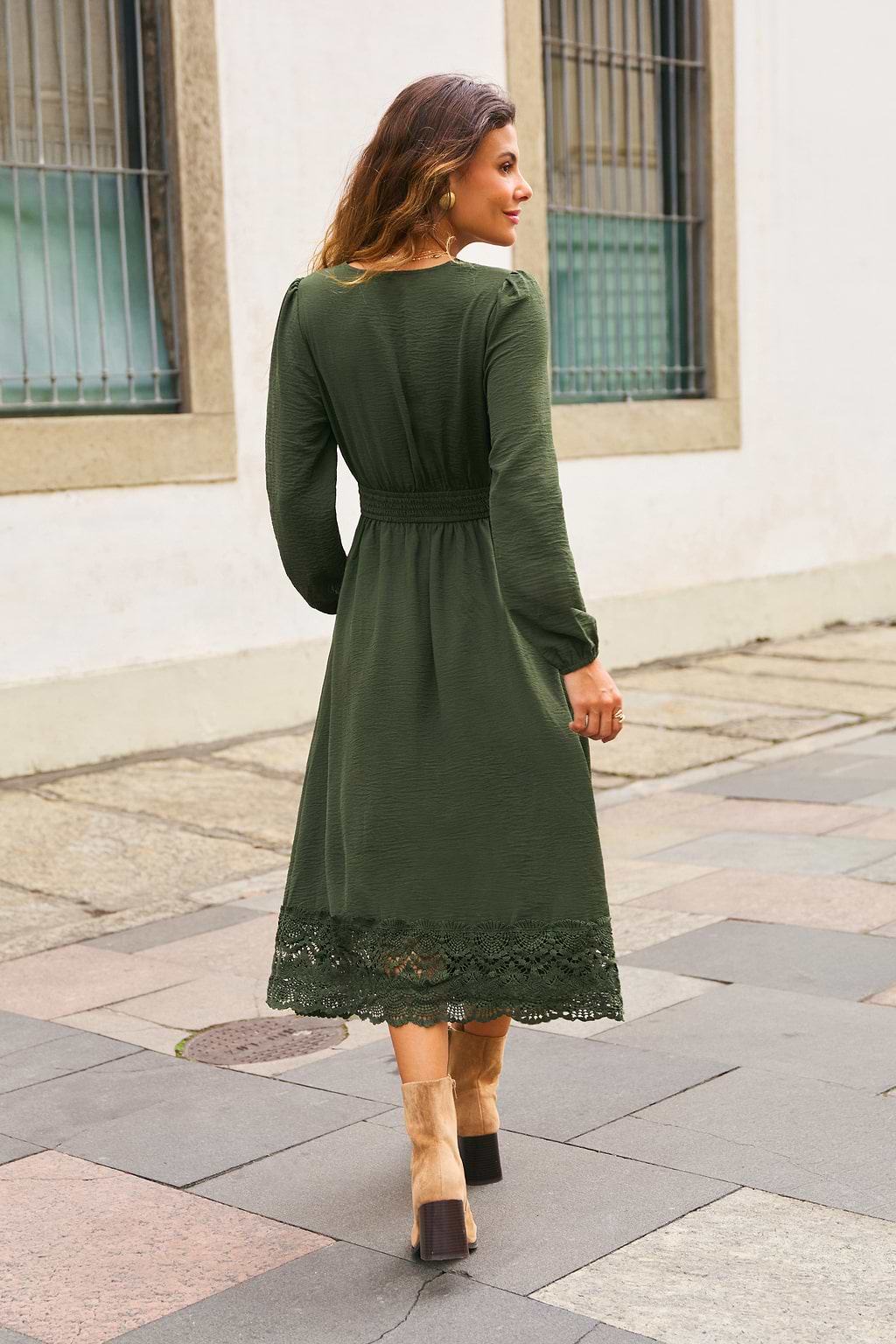 Wild Clover Green Maxi Dress