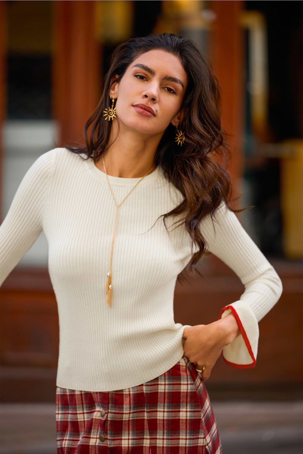 Alpine Club White Sweater
