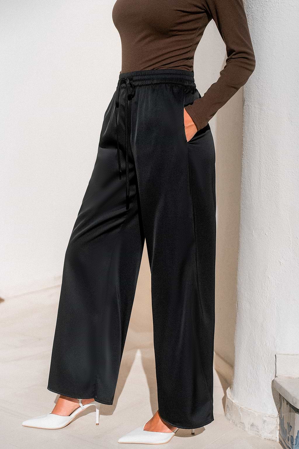 Going With It Black Pants