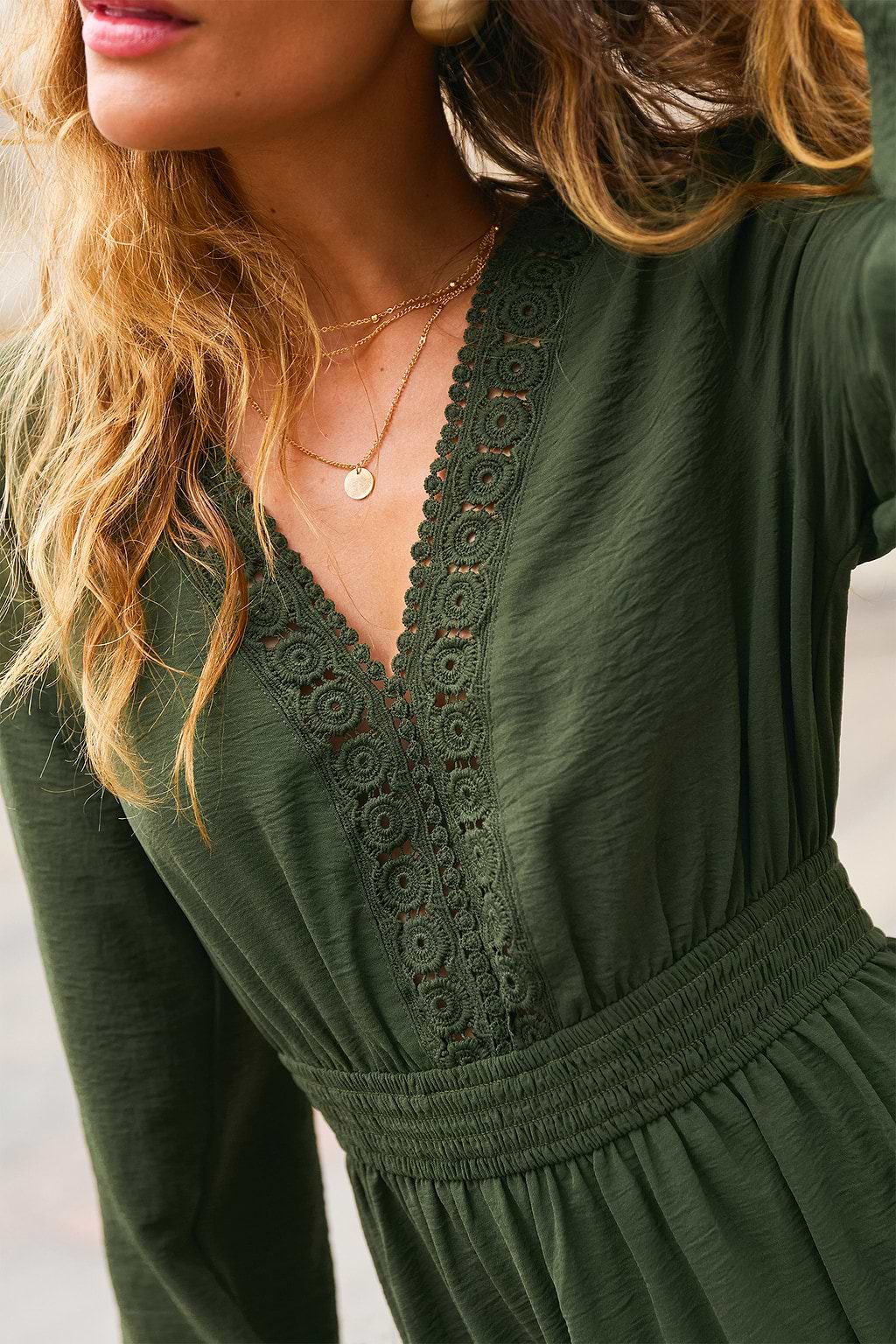 Wild Clover Green Maxi Dress
