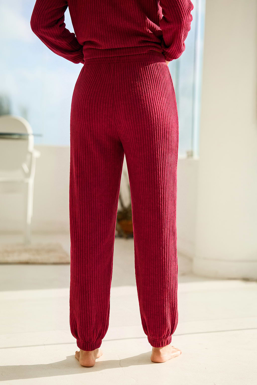 Wind Down Red Pajama Set