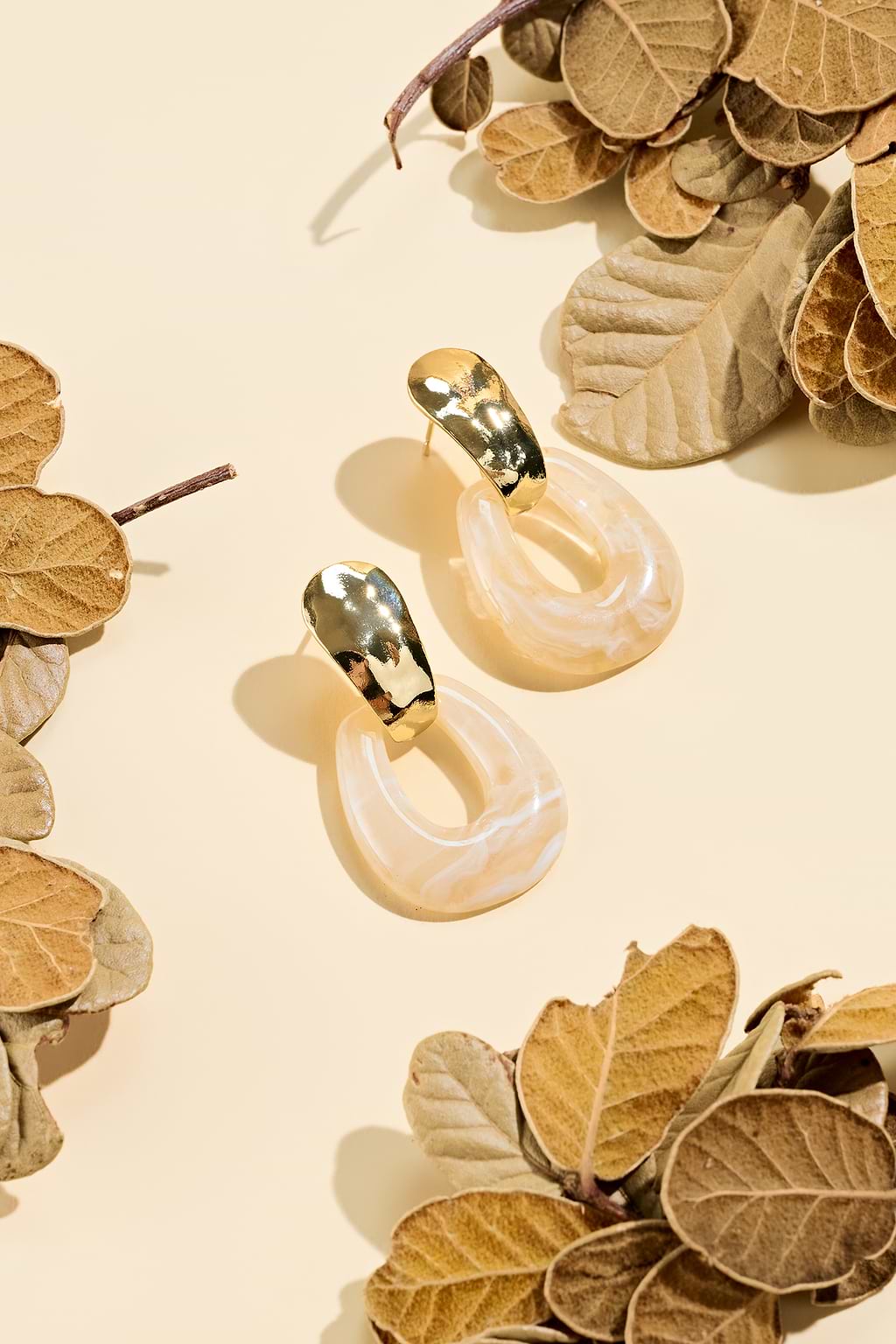 Just Add Drama Gold-Tone Earrings