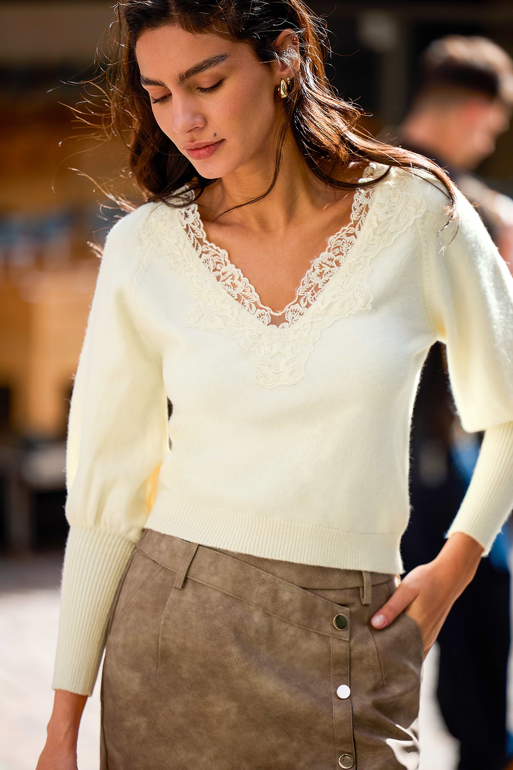 Treasured Beige Sweater
