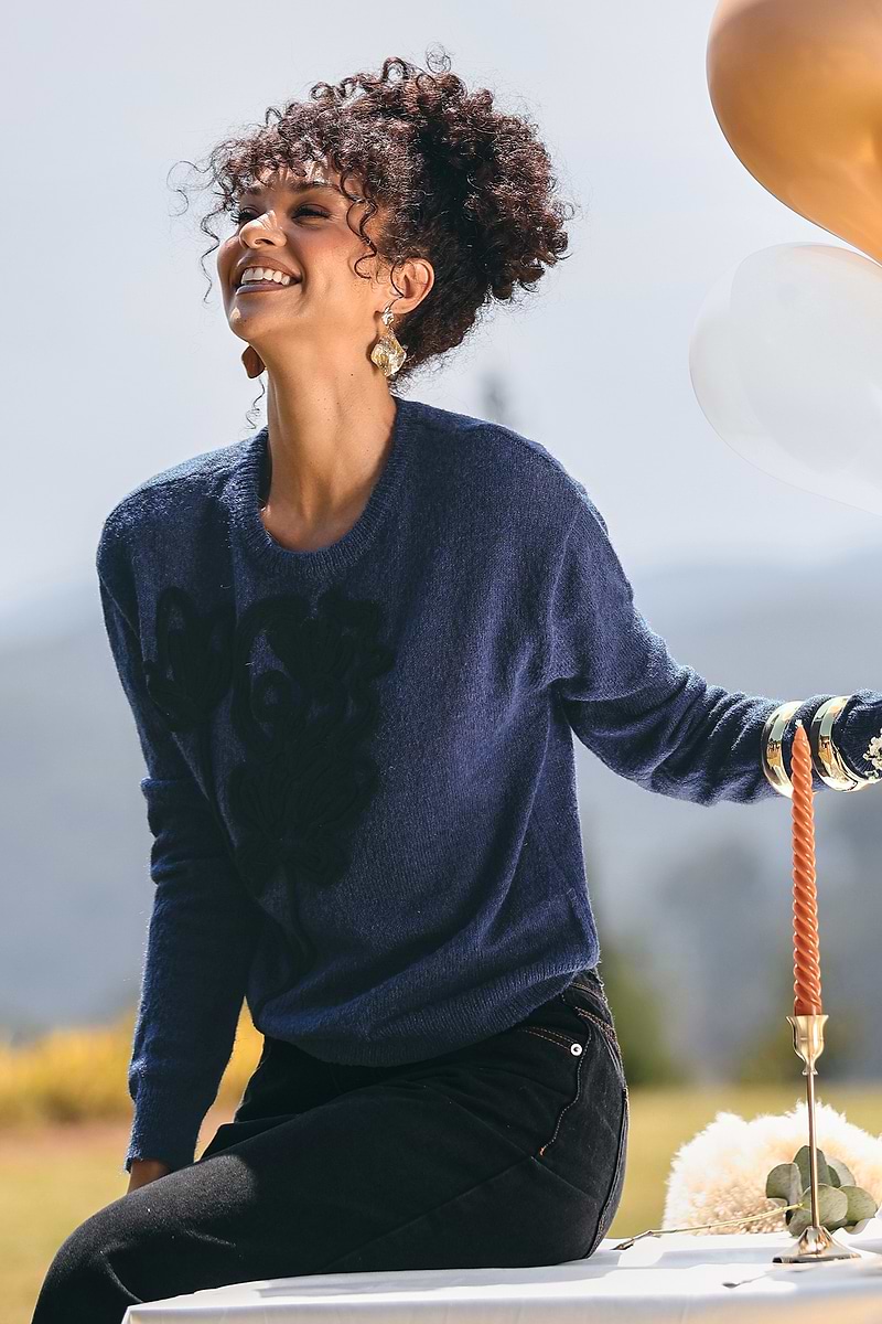 Wallflower Floral Knit Top