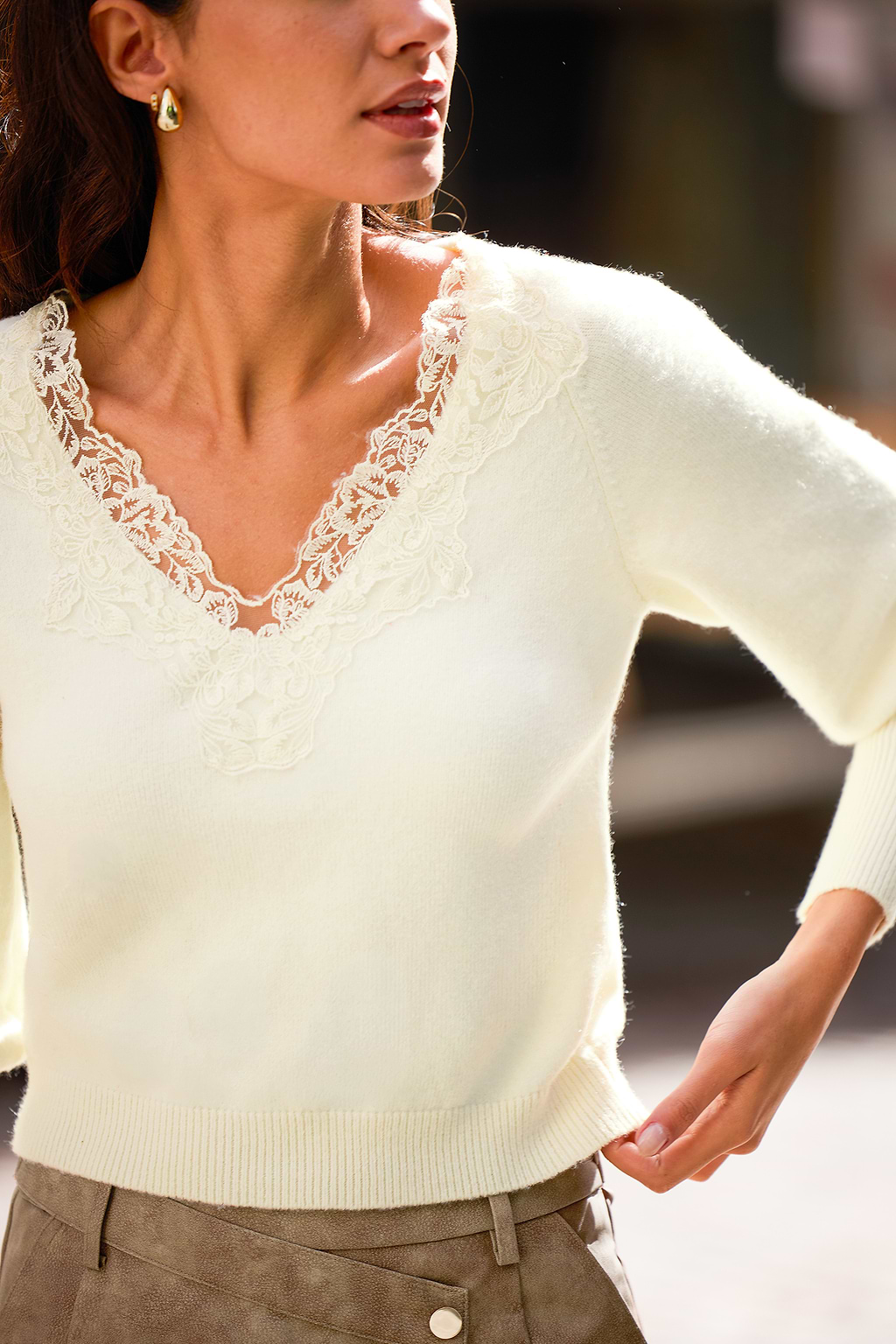 Treasured Beige Sweater