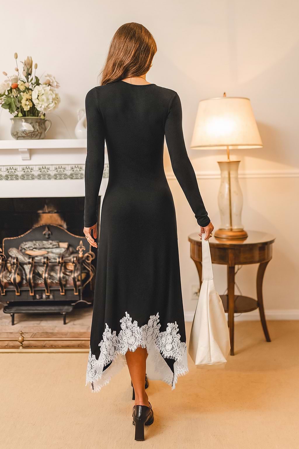 Night Is Young Black Maxi Dress