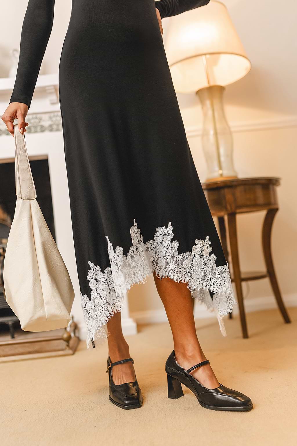 Night Is Young Black Maxi Dress