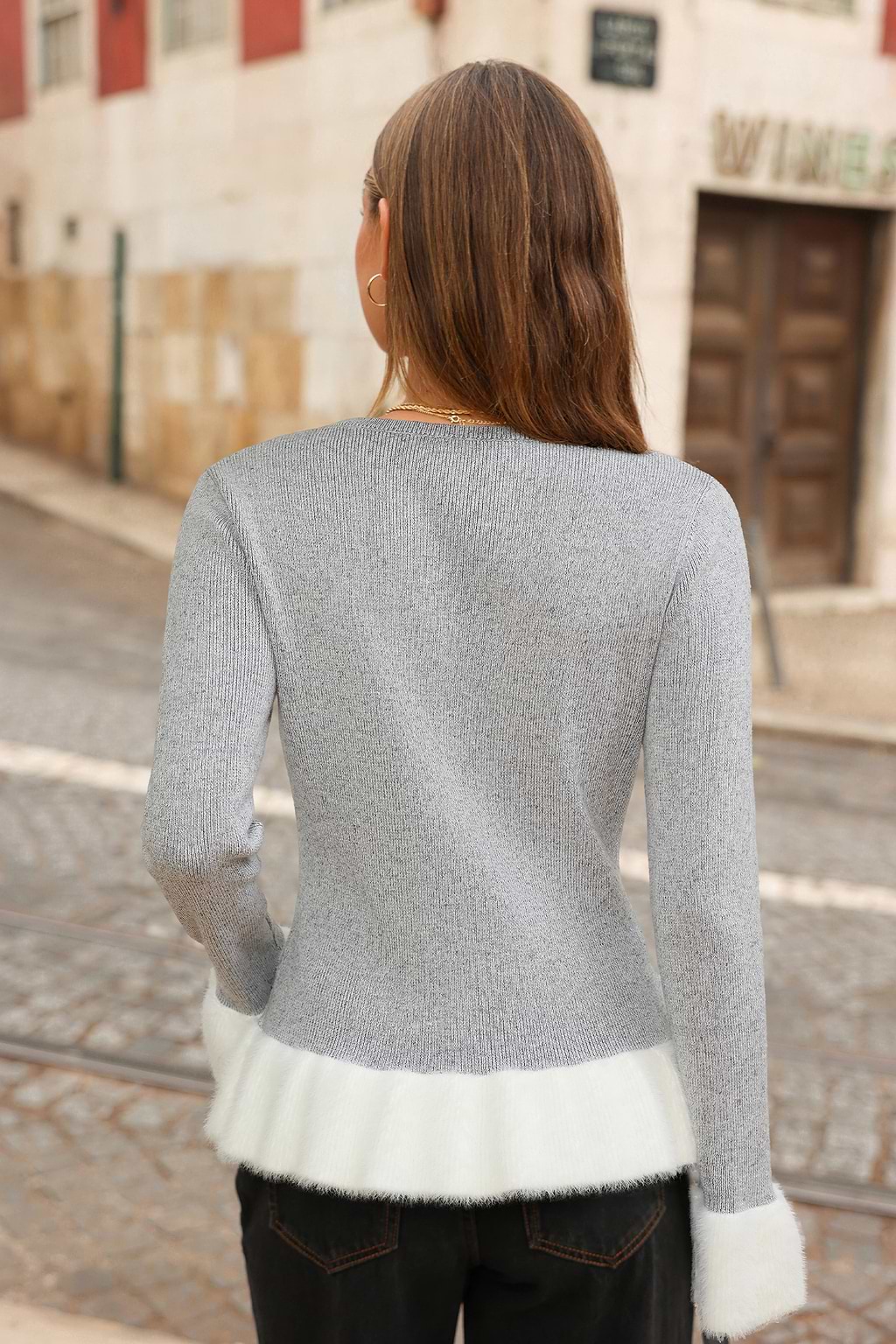 Old Hollywood Colorblock Sweater