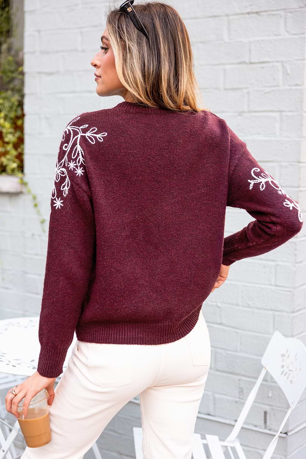 Bloom Where You’re Planted Floral Sweater