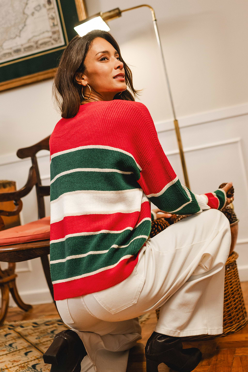 Life of the Party Striped Sweater
