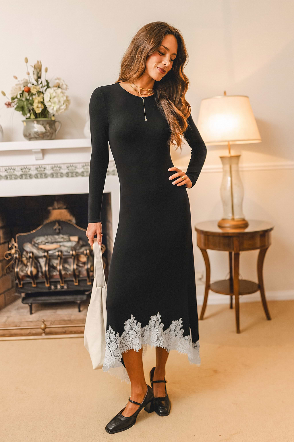 Night Is Young Black Maxi Dress