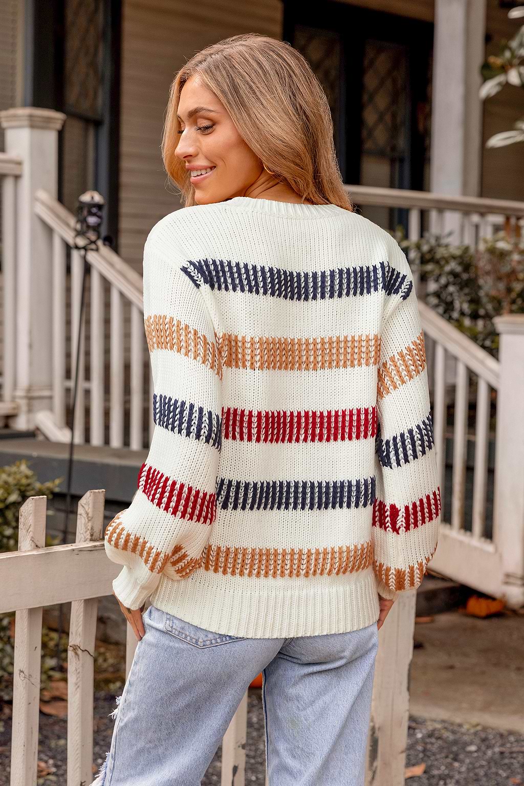 Coastal Weekend Striped Sweater