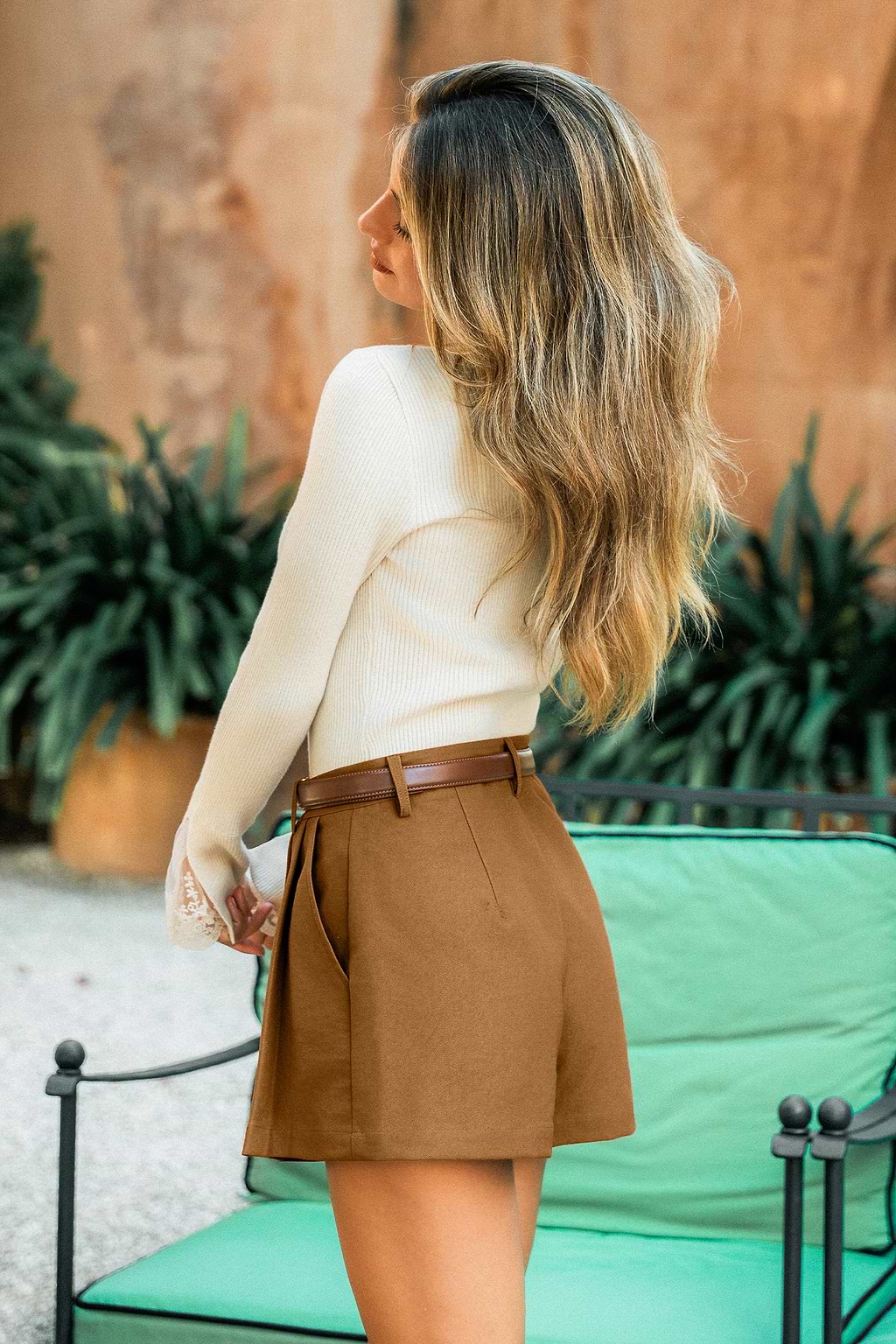 Clean Cut Orange Shorts