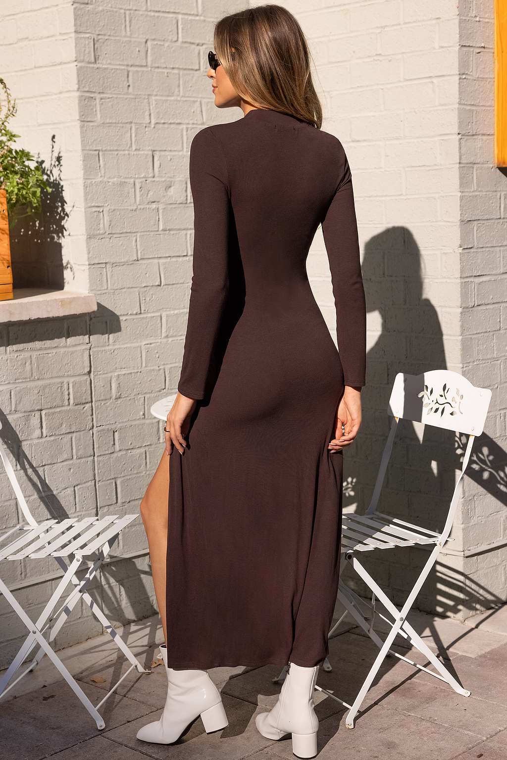 Modern Mood Brown Maxi Dress