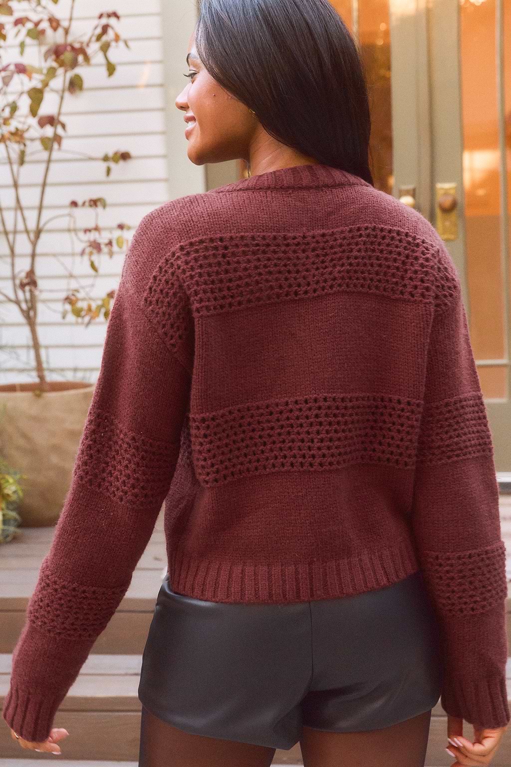 All Night Long Red Cardigan
