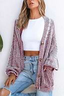Sparks Fly Red Cardigan