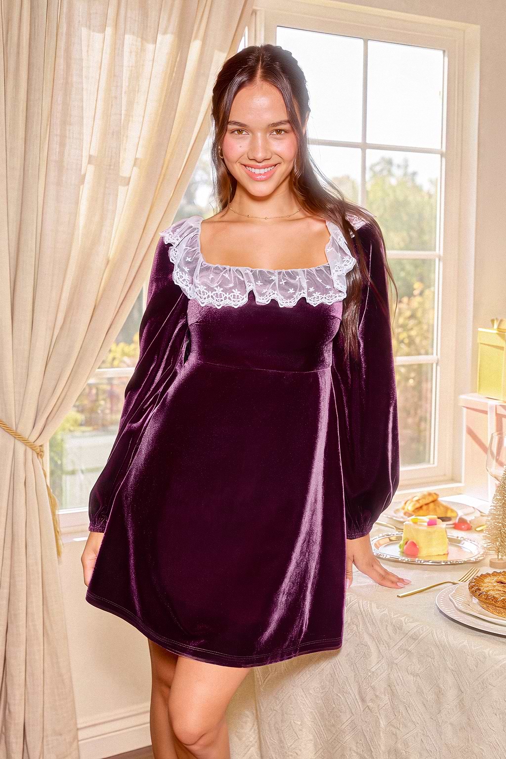Having a Ball Purple Mini Dress
