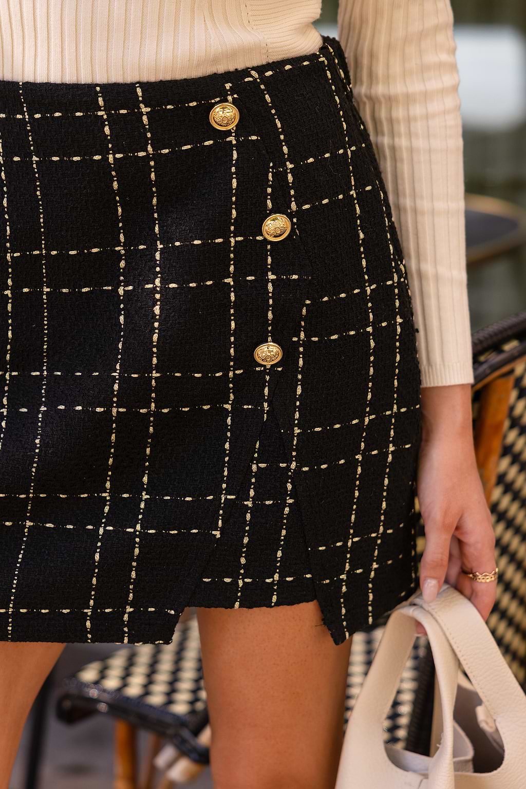 It Factor Plaid Mini Skirt