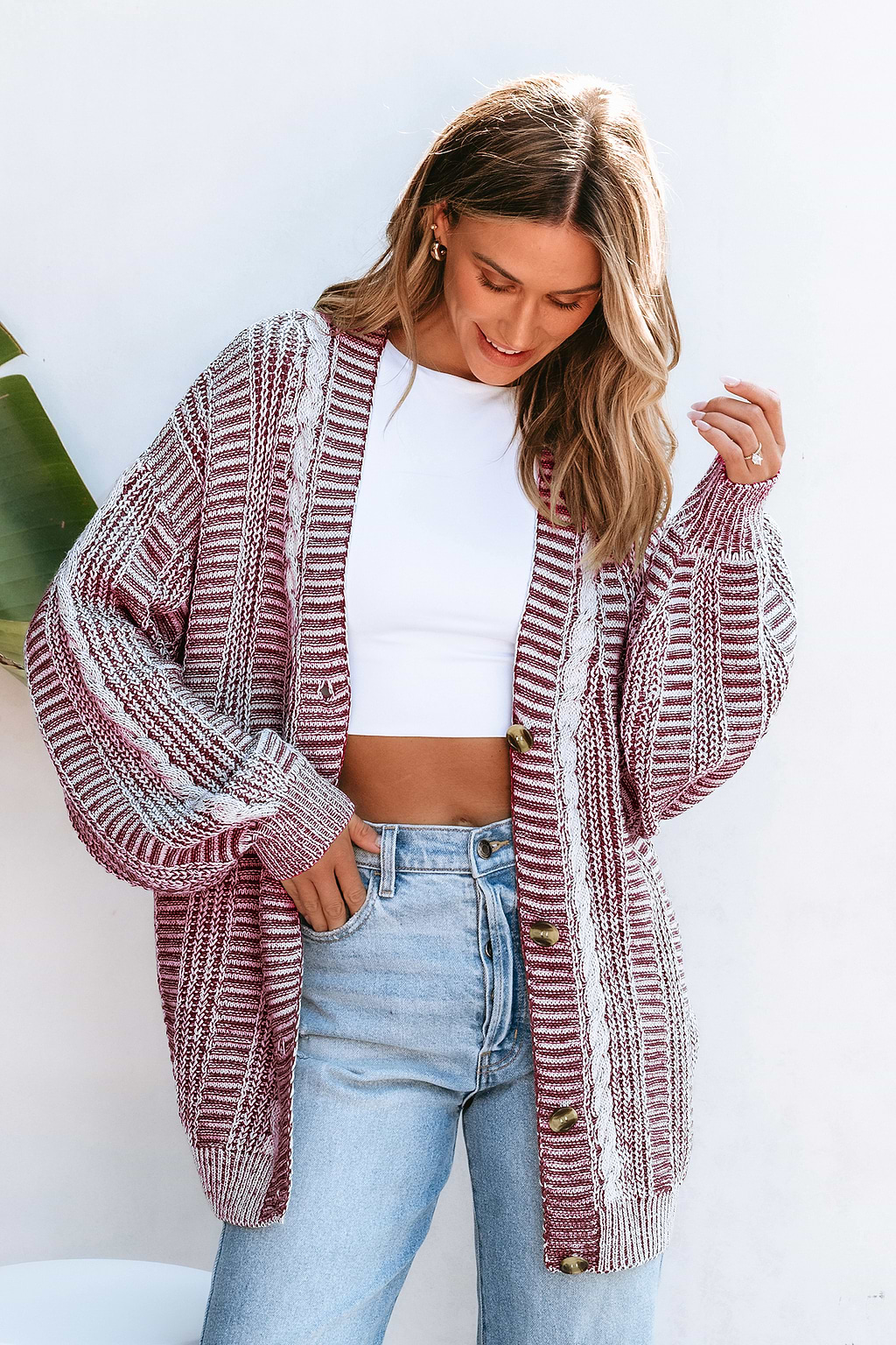 Sparks Fly Red Cardigan